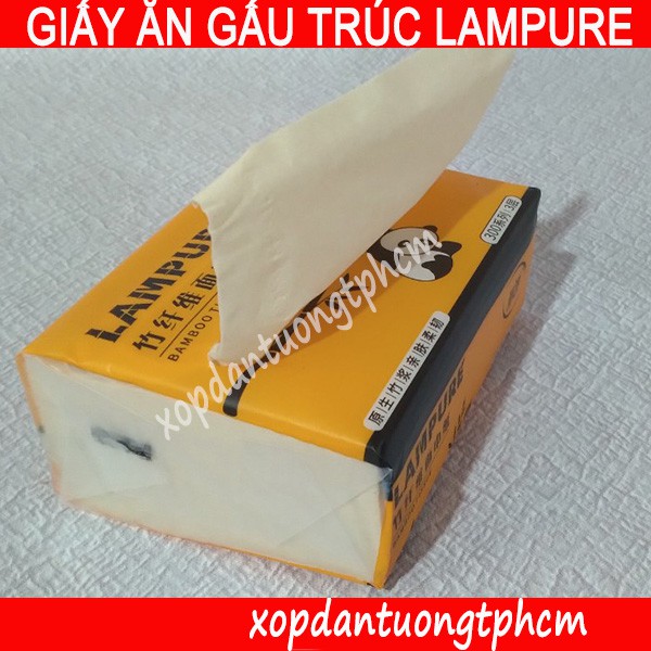 Giấy ăn Gấu Trúc hiệu Lampure ❤️ Khăn Giấy Siêu Dai, Hàng nội địa Trung (Thùng 30 Gói)