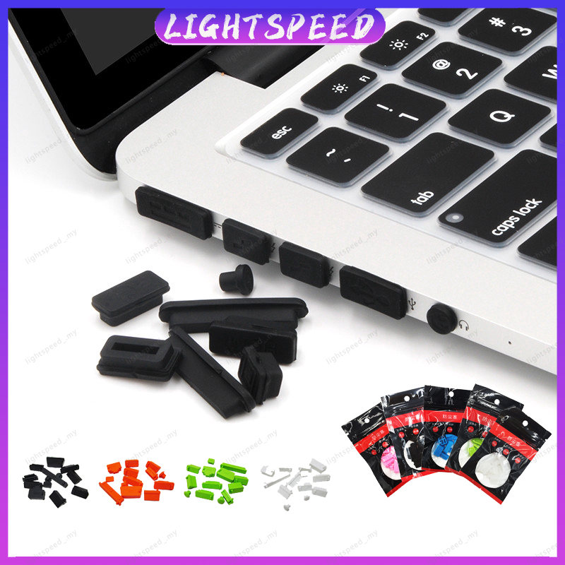 Set 13 Nút Silicone Bịt Lỗ Cắm Usb Chống Bụi Cho Laptop Pc | BigBuy360 - bigbuy360.vn