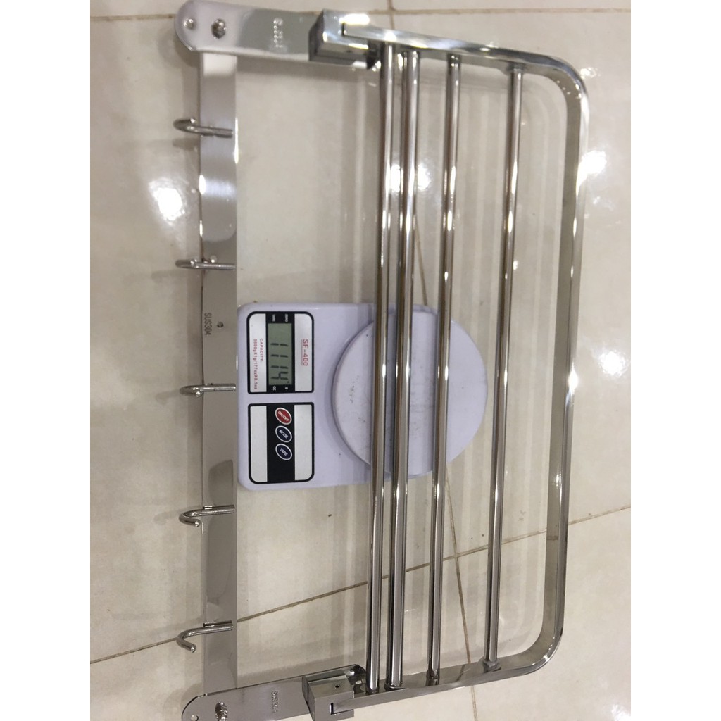 Vắt khăn nhà tắm chân đặc, Vắt khăn giàn inox 304 chân đặc chắc chắn