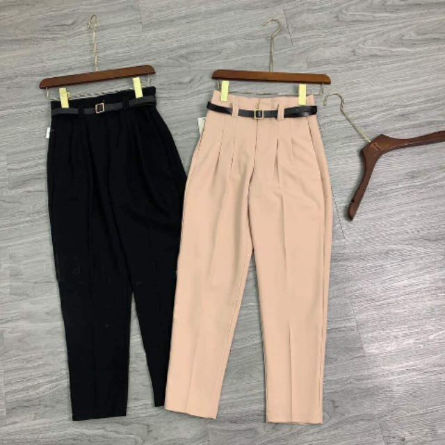 Quần baggy kèm đai