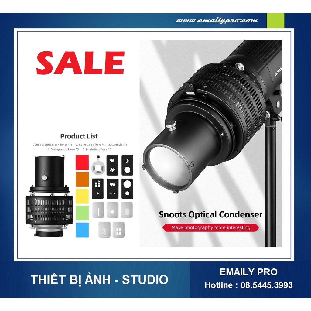 Bộ tạo hiệu ứng Snoot M-Optical trong studio