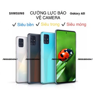 Dán cường lực camera Samsung Galaxy A51 siêu bền, siêu trong