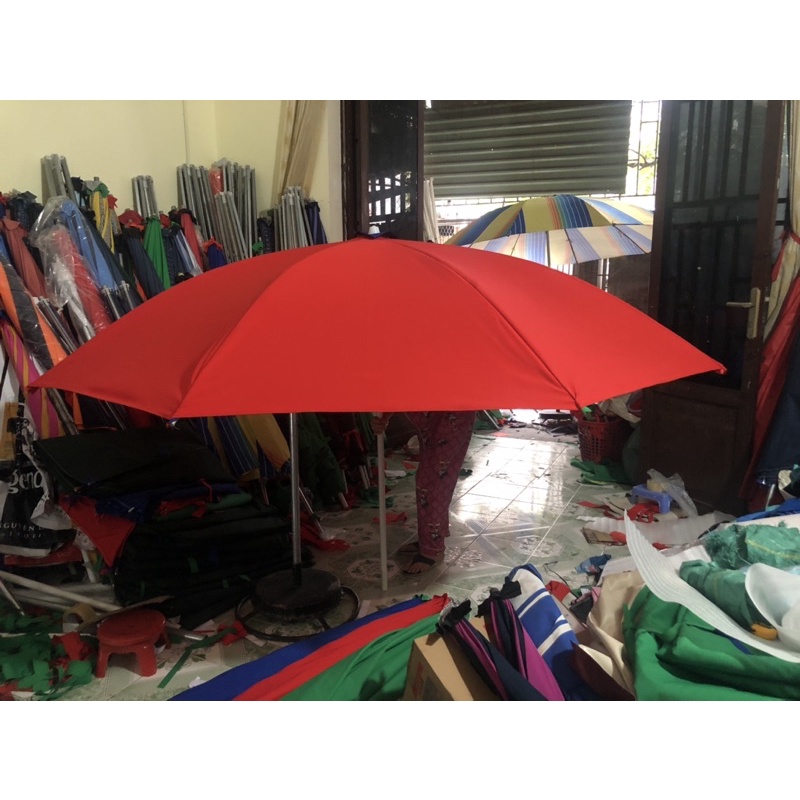 [ Vải cao cấp siêu đẹp ]Ô dù lớn bán hàng vải cao cấp rộng 3met,2m7,2m4( không đế)