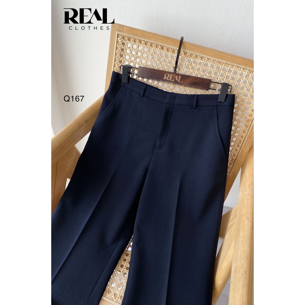 Quần loe cindy xanh đen_REAL