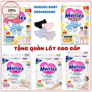 [KÈM QUÀ TẶNG] Tã/Bỉm Merries Nội Địa Nhật Chính Hãng Cộng Miếng Dán/Quần đủ size NB96/S88/M68/M64/L58/L50/XL44/XXL28