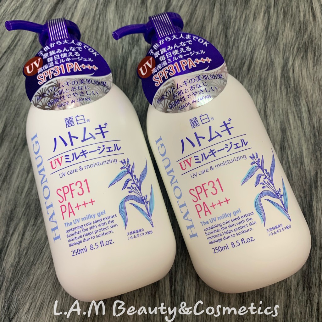 SỮA DƯỠNG THỂ CHỐNG NẮNG HATOMUGI SPF 31+++