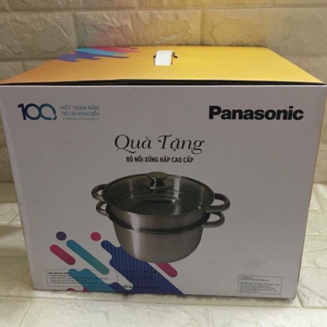 BỘ NỒI XỬNG HẤP 24cm - QUÀ TẶNG TỪ PANASONIC