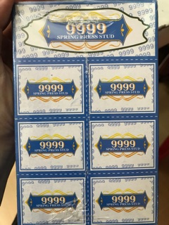 Cúc bấm áo dài 9999