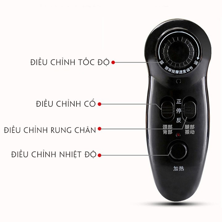 Ghế massage toàn thân hồng ngoại ghê mát xa hỗ trợ trị liệu masage 3d các vùng cơ bản -  Bảo hành 3 năm