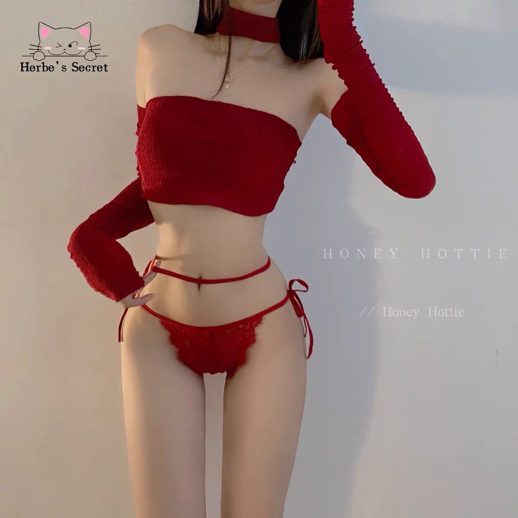 Herbe Bí Mật 【Hàng Sẵn Sàng】phong cách nhật bản quần lót ren nữ quần lót cạp cao quần lót cotton sexy quần lót ren thong quần lót lọt khe quần lót gợi cảm sex toy tình dục nữ cặp đôi tình dục tất chân nữ