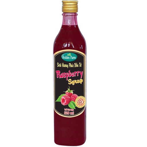 Syrup Golden Farm Phúc Bồn Tử (Raspberry Syrup) 520 ml - SGF012