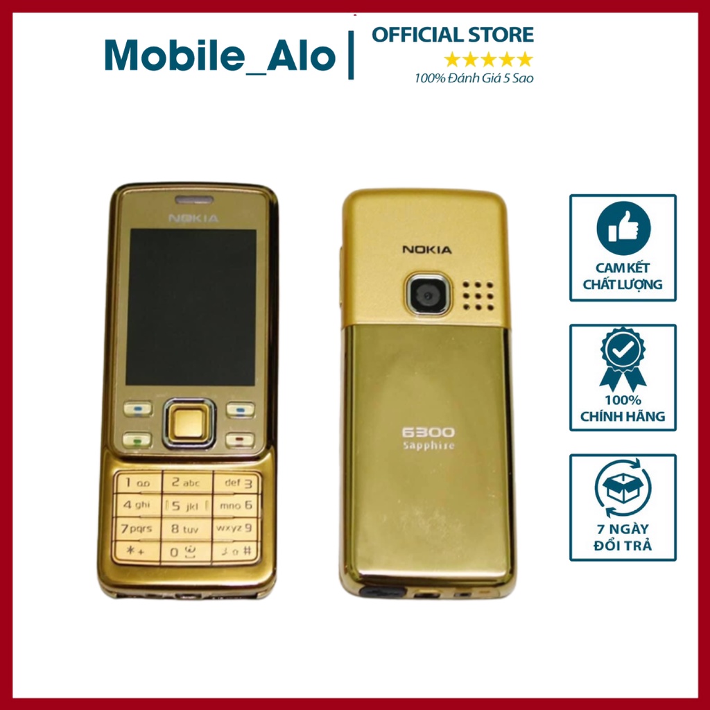 Điện Thoại Nokia 6300 Siêu Bền, Pin Sạc Đầy Đủ
