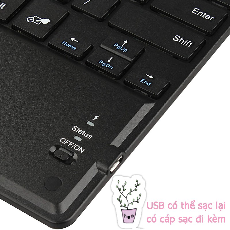 Bàn phím Bluetooth có đèn nền với bàn di chuột Bàn phím có thể tháo rời từ tính cho iPad / iPhone / Máy tính bảng Androi