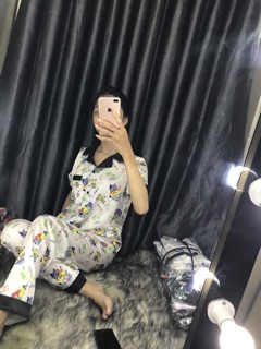 Đồ bộ ngủ lụa satin