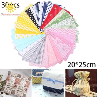 30 Mảnh Vải Cotton Làm Đồ Thủ Công 20x25cm
