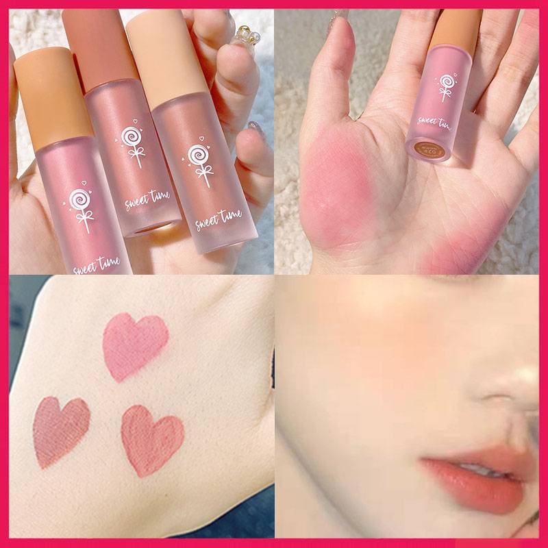 Má hồng dạng lỏng FAICCIA tổng màu nude tự nhiên lâu trôi trang điểm chuyên nghiệp | BigBuy360 - bigbuy360.vn