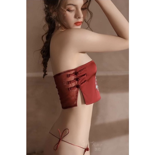 Set Bikini hoa thêu nổi gợi cảm