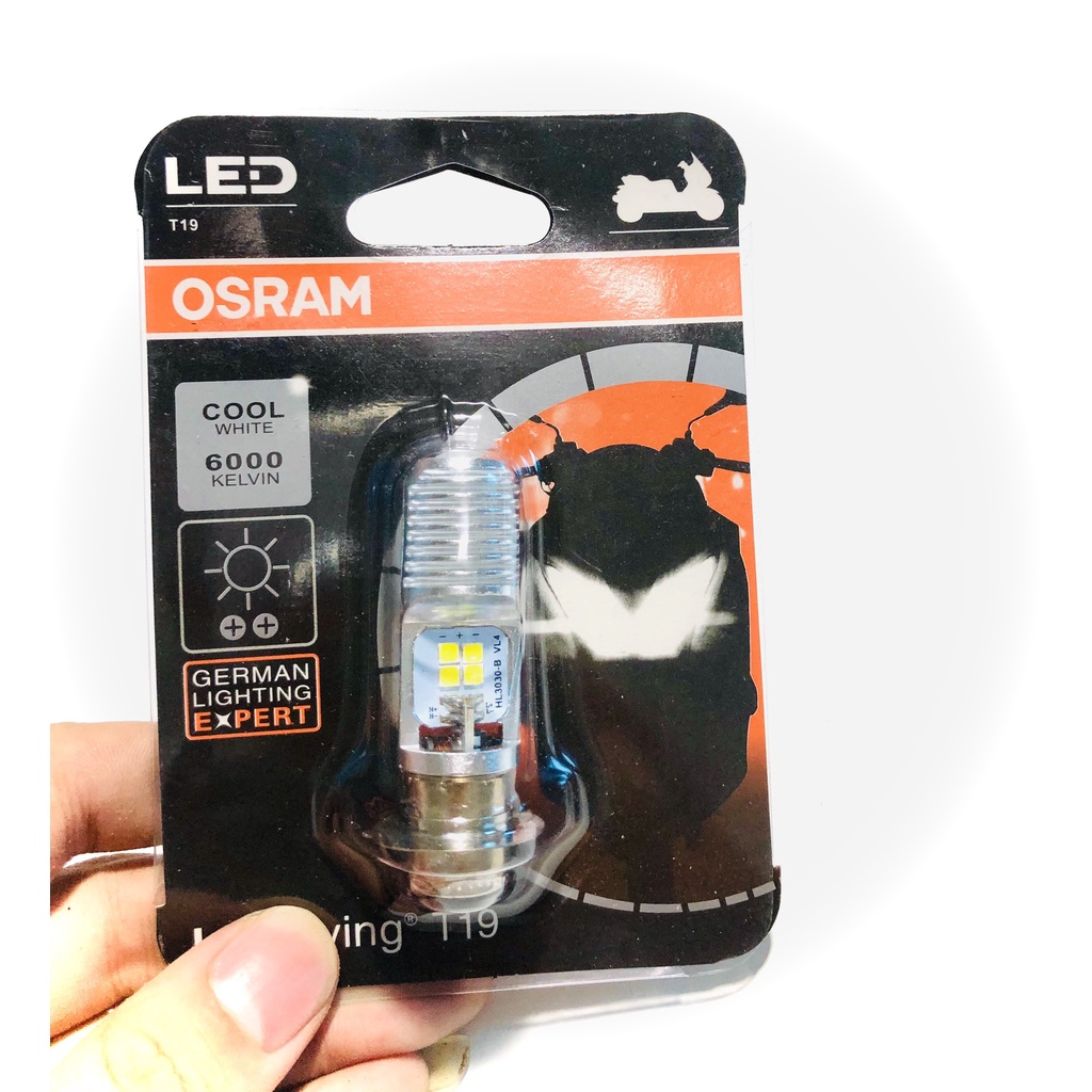 Bóng Pha LED Osram ALONGTOOL Dream- Wave siêu sáng - Chân M5-H4 Chạy Điện Bình Điện Máy