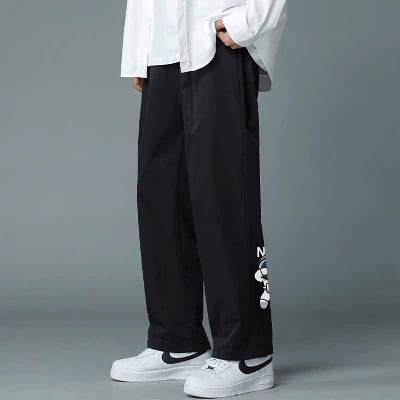 Quần baggy kaki nam nữ Nasa - Kiểu Dáng Quần Jogger Ống Rộng Basic Mặc Được Cả Nam Và Nữ - 2 Màu Đen, Bee Cá Tính.