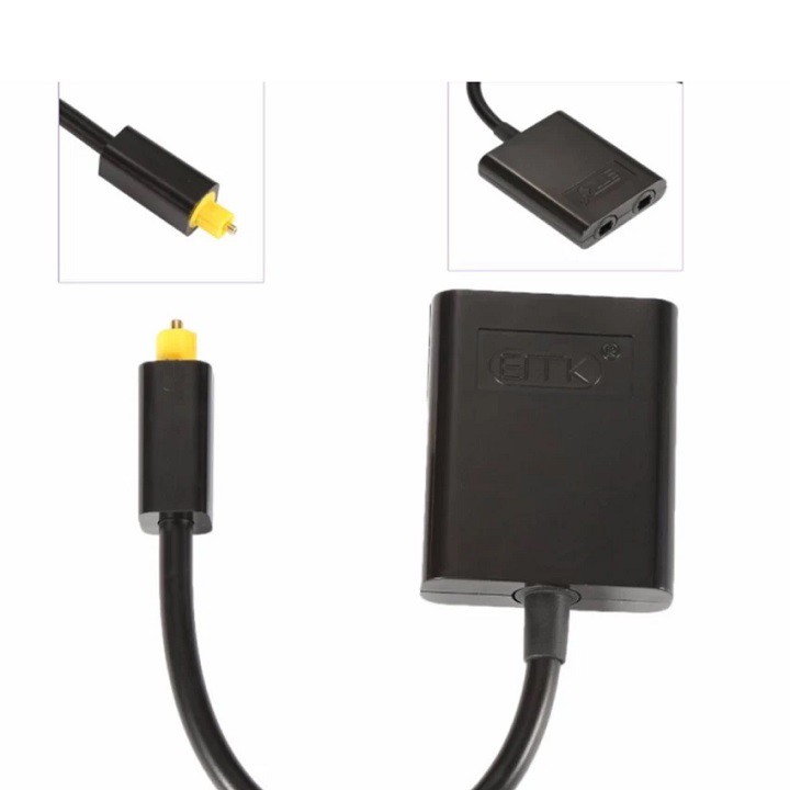 Cáp chia cổng quang 1 ra 2 - Toslink chia quang - Chia quang 1 ra 2