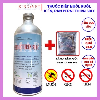 Chế phẩm xịt diệt muỗi, ruồi vàng, côn trùng các loại cho gia đình và trang trại chai 1 lít