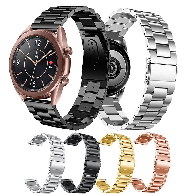 Dây Đeo Bằng Thép Không Gỉ Cho Đồng Hồ Thông Minh Samsung Galaxy Watch 3 41mm / 45mm
