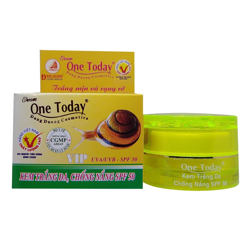 KEM TRẮNG DA CHỐNG NẮNG SPF 50 CAO CẤP ONE TODAY VIP 15G - MỸ PHẨM ĐĂNG DƯƠNG