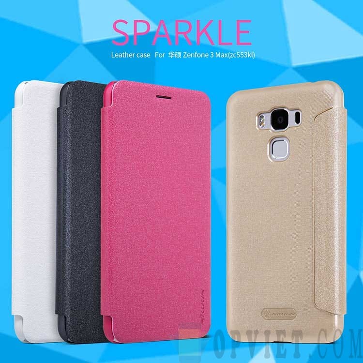 Bao da Asus Zenfone 3 Max(ZC553KL) / Zenfone 3 Max(ZC520TL) hiệu Nillkin - Huco Việt Nam