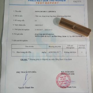 SON MÔI DẦU DỪA HANDMADE