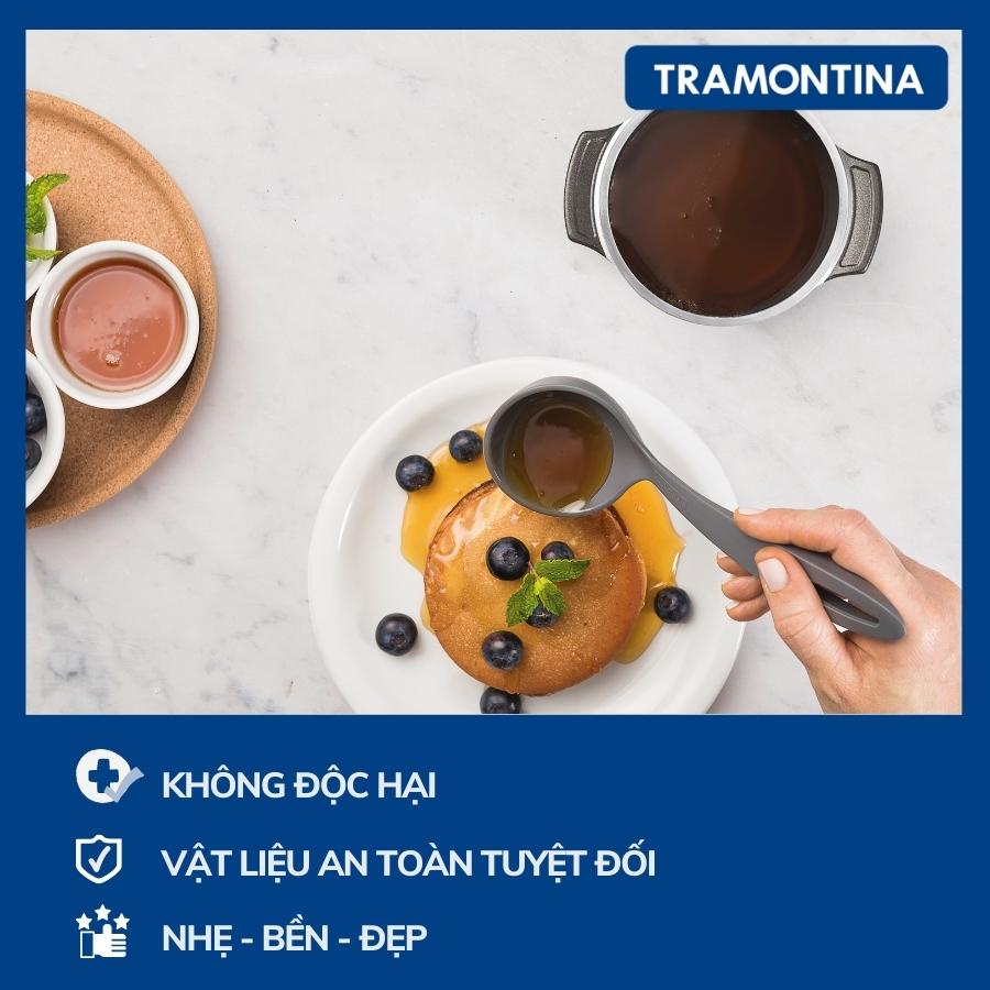 Muôi múc canh nhỏ Tramontina 20cm bằng nhựa PA cao cấp chịu nhiệt nhập khẩu chính hãng Brazil