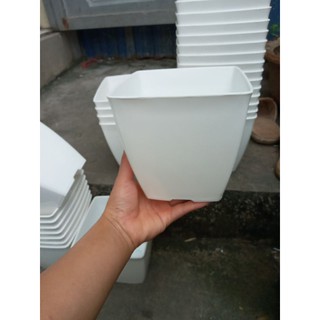CHẬU NHỰA TRẮNG BỀN PHI 16CM