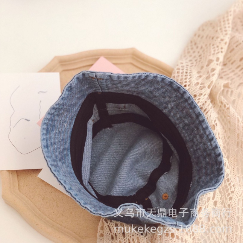 Mũ bucket jean denim cho bé trai và gái
