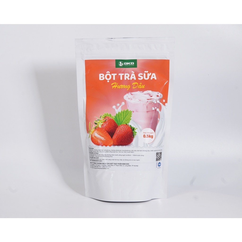 Bột trà sữa pha sẵn BKB các vị 500gr - Nguyên liệu pha chế trà sữa thượng hạng
