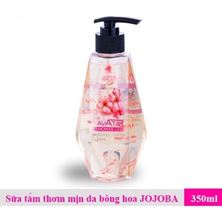 Sữa tắm thơm mịn da jojoba avatar bông hoa.350ml