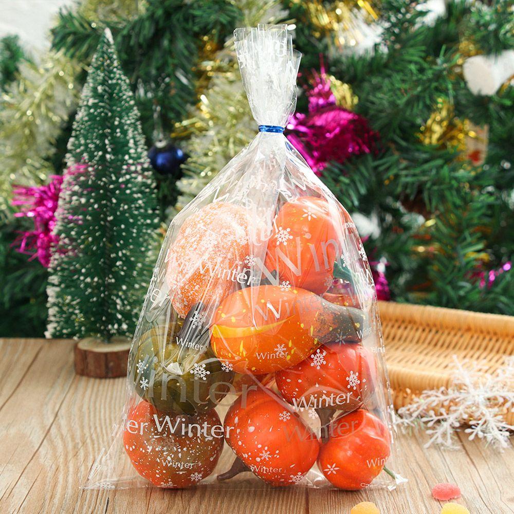 Set 50 Túi Đựng Kẹo Họa Tiết Giáng Sinh Dễ Thương