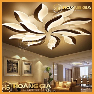 Đèn led 15 cánh ốp trần, đèn ốp trần trang trí phòng khách cao cấp
