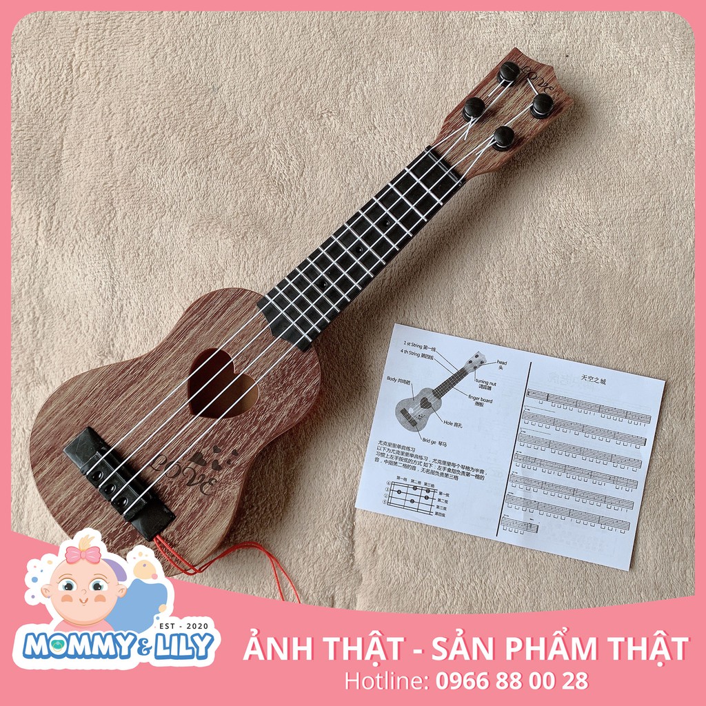 Đàn Ukulele/đàn ghi-ta mini cho bé yêu âm nhạc