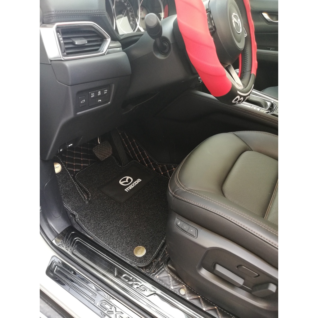 Thảm lót sàn da Pu cao cấp cho xe Mazda CX5 2014 - 2017, không mùi chống thấm nước tuyệt đối