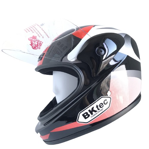 Nón bảo hiểm fullface kính trong suốt - Giá siêu hạt rẻ - Hàng chính hãng BKtec - BK30 - Bảo hành 12 tháng