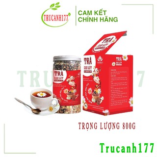 Trà Gạo Lứt Đậu Đen Xạ Đen - Trà giúp Giảm Cân, Đẹp Da, Thải Độc, Ngủ Ngon