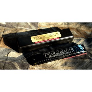Kèn Harmonica Kongsheng Tremolo Master 24 lỗ key C Xanh Bóng