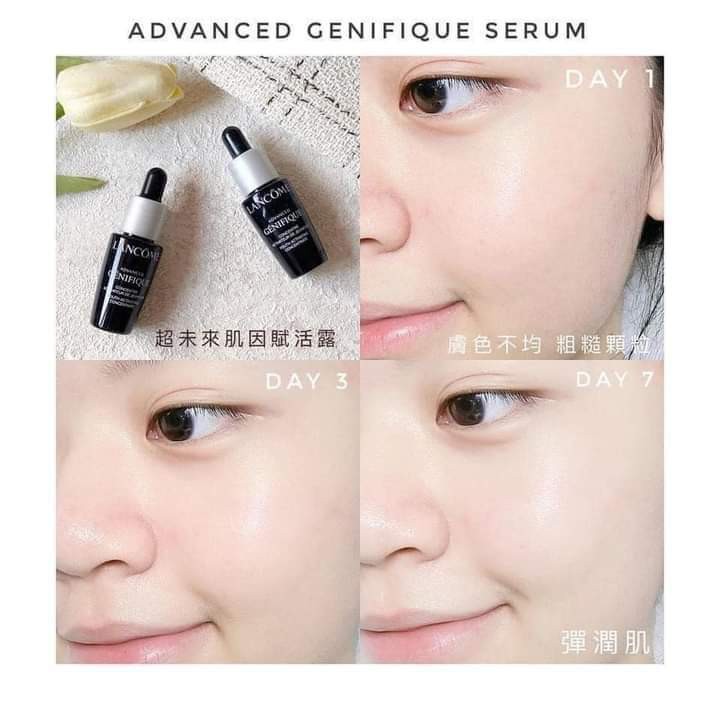 [Mini]Sẵn Serum bi lăn dưỡng mắt 5ml và Serum Lancôme 7ml