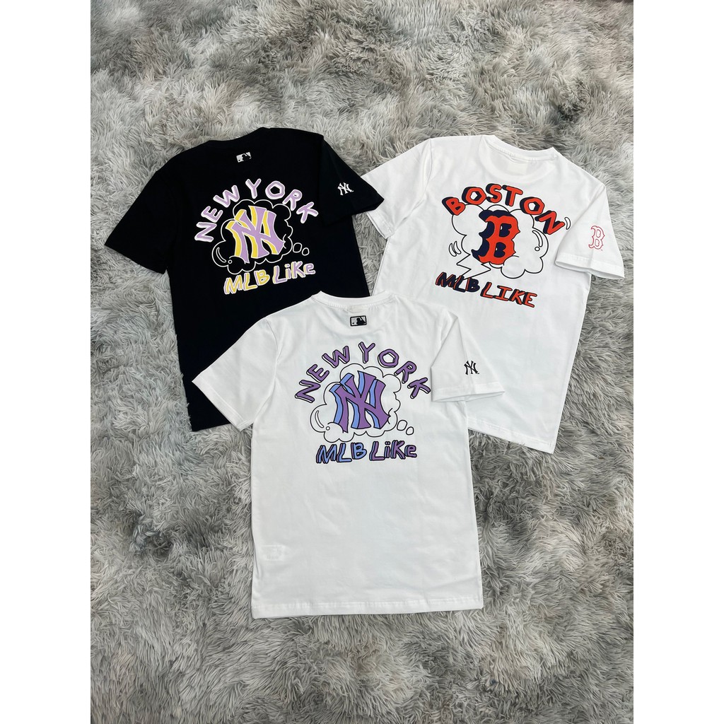 (HÀNG XUẤT XỊN) Áo Trắng 1826 BOS.TON POPCORN OVERFIT TEE Made in Cambodia full tag code  Size XS S M L
