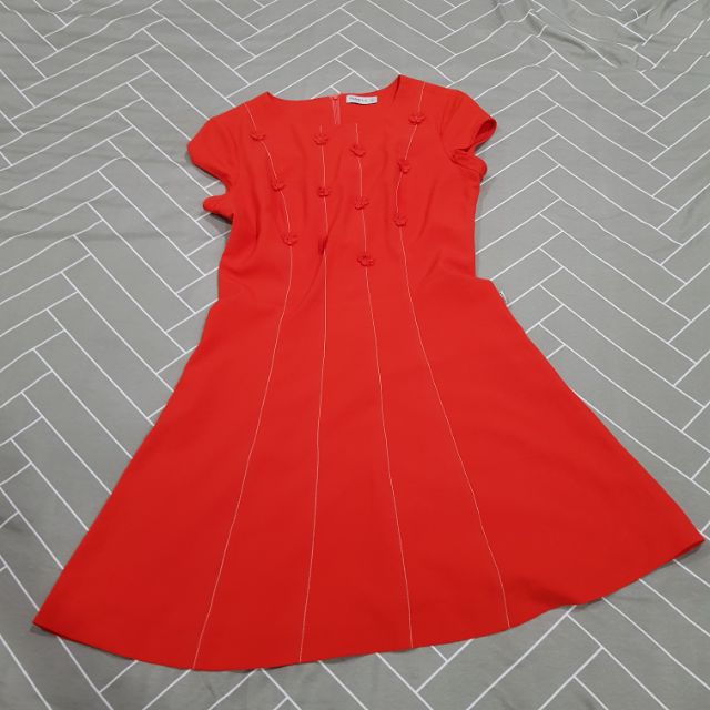 Váy xòe hoa nổi đáng yêu hiệu Pamela thanh lý