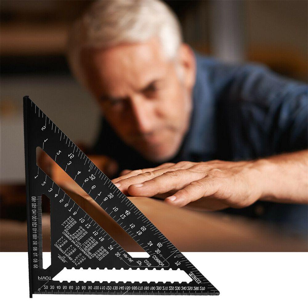 LET Thước Đo Tốc Độ Góc Vuông 7 / 12 Inch Bằng Hợp Kim Nhôm