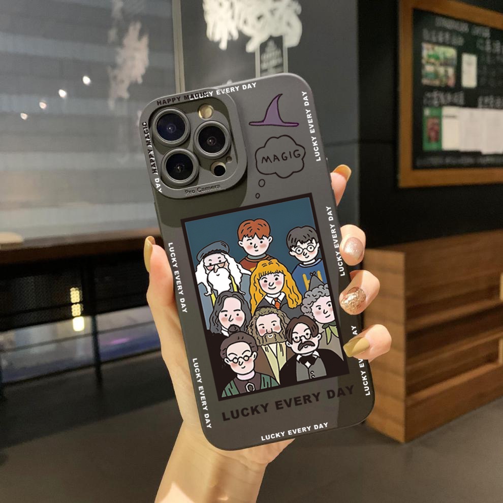 Ốp Điện Thoại Góc Vuông Bảo Vệ Toàn Diện Họa Tiết Harry Potter Cho Samsung Galaxy A33 A53 A73 5G A32 A52S A72 A31 A41 A71