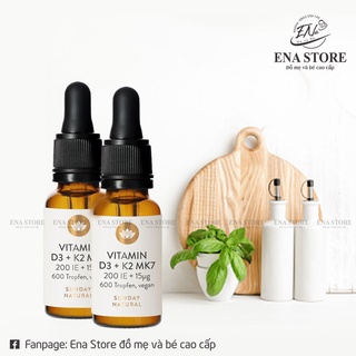 Vitamin D3K2 MK7 Sunday Natural 600 giọt