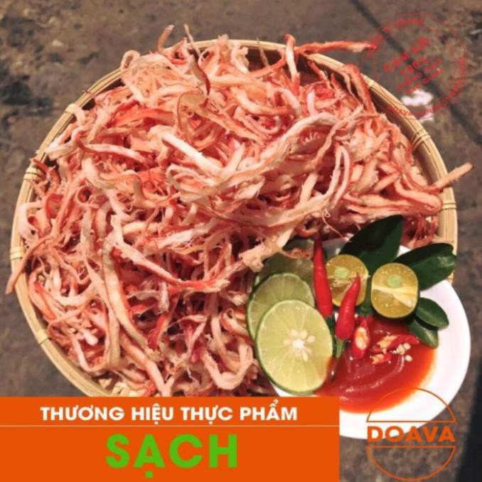 Khô Mực Hấp Nước Dừa Xé Sợi 300g - Mực Khô Nhà Hấp Nước Dừa Béo Ngậy Ăn Là Nghiện