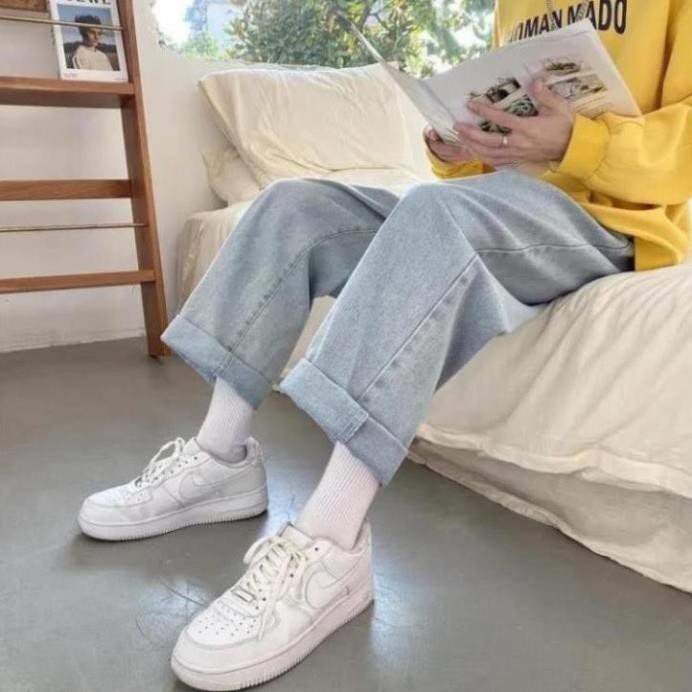 Quần Jean Nữ, Quần Baggy Nữ Dáng Suông Ống Rộng NS-01