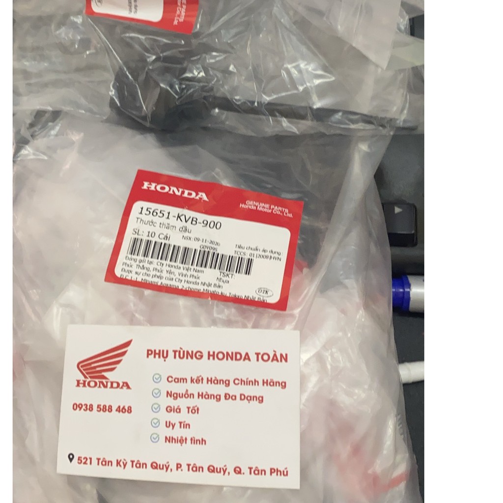 TY THĂM NHỚT CLICK 110 ZIN HONDA